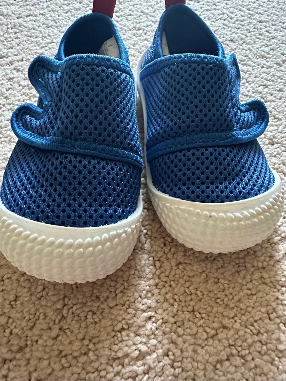 Cat & Jack Royal Blue Mesh Kids Slip-On Water Shoes with White Soles size 6 T